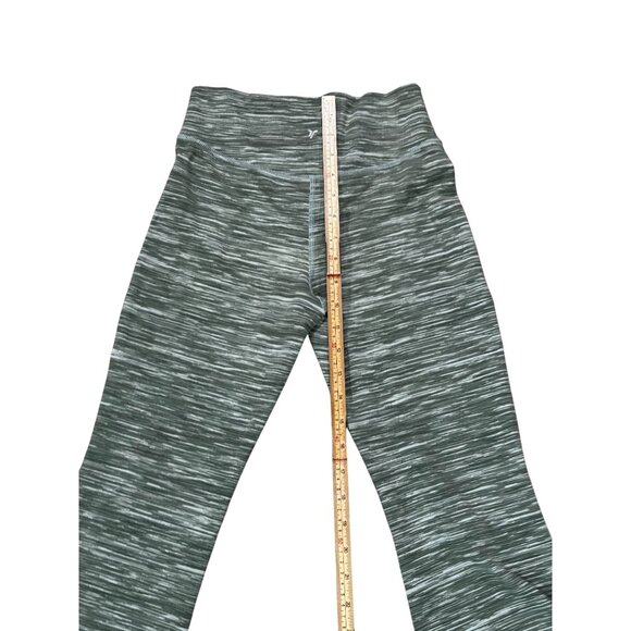 Old Navy Active Powerchill High-Rise Flare Go-Dry Pants XL 14-16 Green Striped - Picture 7 of 9